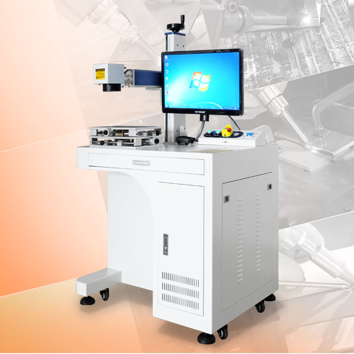30W 50W 100W 3D Raycus Jpt Mop - Fiber Laser Marking Machine 30W ulasan dan harga