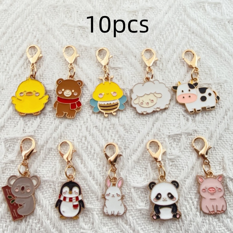 10pcs alloy drip oil cartoon a - Packaging ulasan dan harga