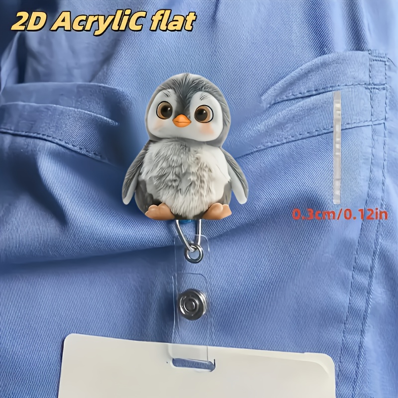1PC Cute Cat Retractable Badge - Medical Supplies ulasan dan harga