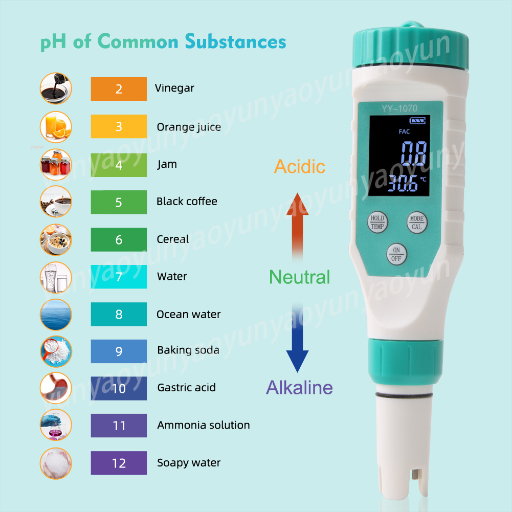 7 in 1 Digital Water Quality T - Ph Meter Digital Water Tester ulasan dan harga