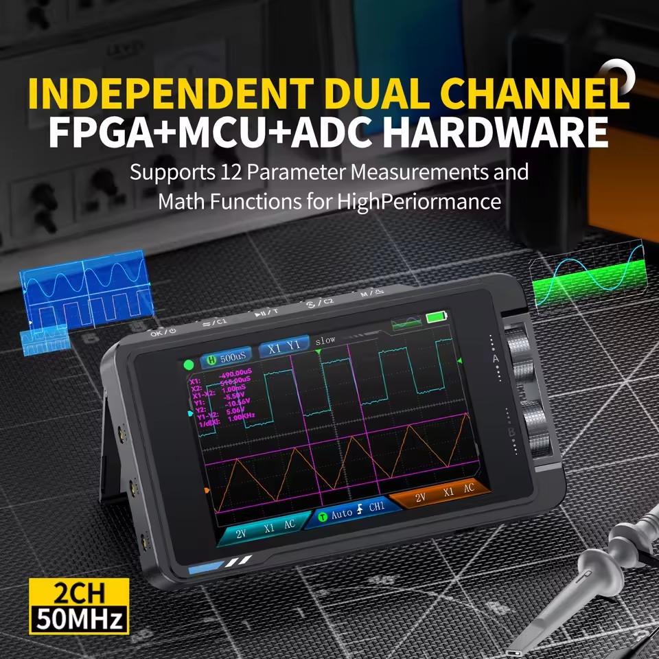 FNIRSI DS215H Handheld Small H - Fnirsi Digital Oscilloscope Handheld ulasan dan harga