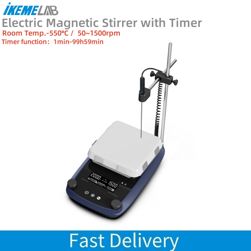 IKEME LCD Digital Display Magn - Lab Magnetic Stirrer Hot Plate ulasan dan harga