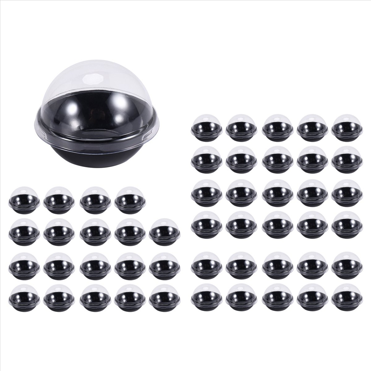 50 Pack Clear Plastic Mini Cup - Packaging ulasan dan harga
