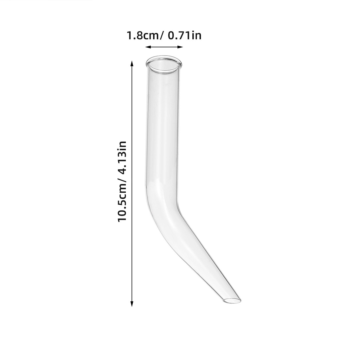 5Pcs Glass Distillation Tube T - Lab Equipment ulasan dan harga