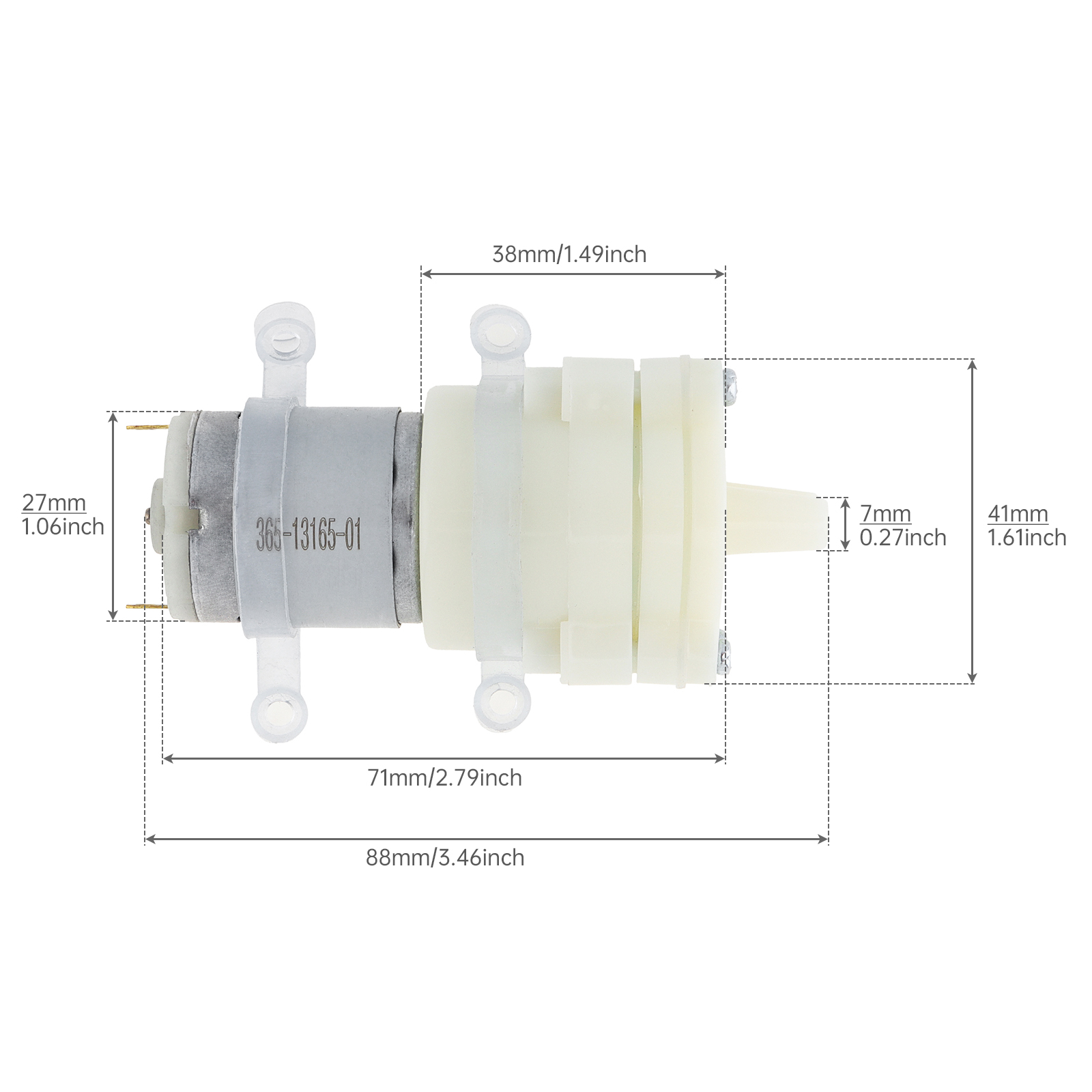Micro Water Pump 365 DC Motor  - Mini Peristaltic Pump 12V ulasan dan harga
