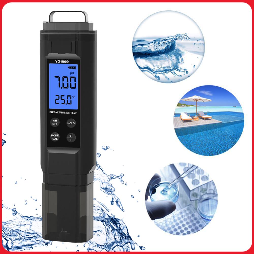 5 in 1 Digital Water Quality T - Ph Meter Digital Water Tester ulasan dan harga