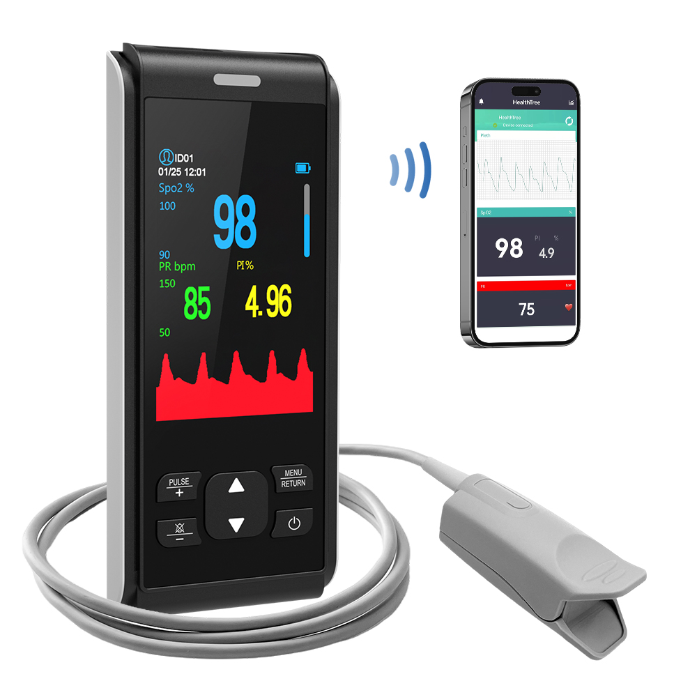 HealthTree Handheld Pulse Oxim - Pulse Oximeter Fingertip Rechargeable ulasan dan harga
