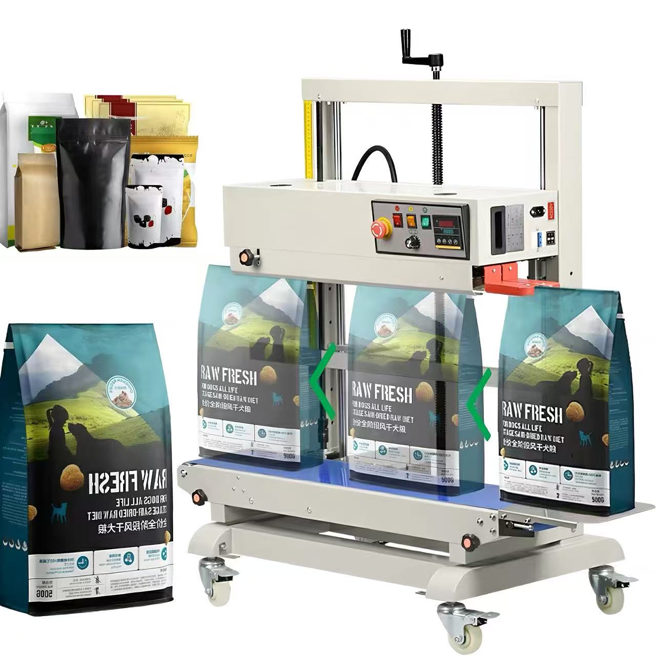 Vertical Continuous Band Seale - Plastic Bag Impulse Heat Sealer ulasan dan harga