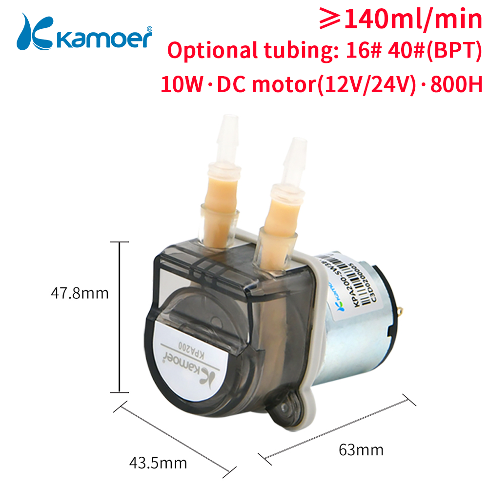 Kamoer 220ml/min KPA200 Low Fl - Mini Peristaltic Pump 12V ulasan dan harga