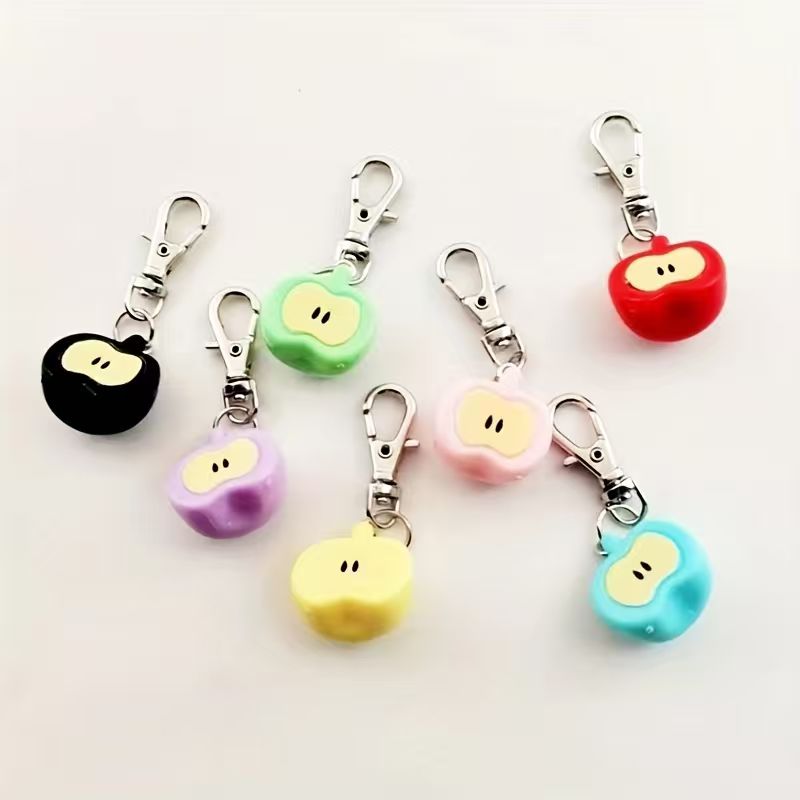 7pcs resin simulated Apple key - Packaging ulasan dan harga