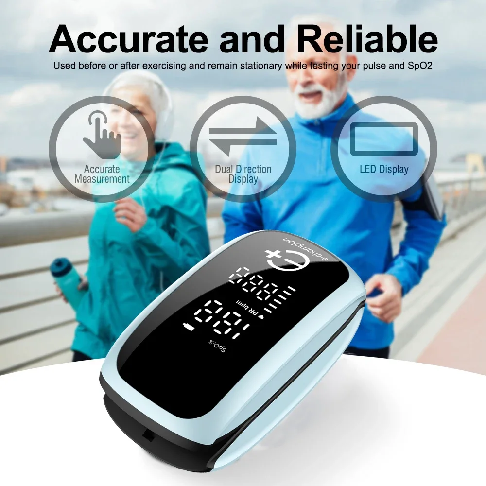 5PCS Rechargeable Medical Oxim - Pulse Oximeter Fingertip Rechargeable ulasan dan harga