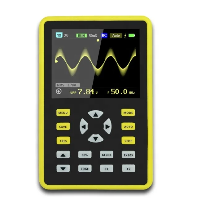 100MHz Bandwidth 500MS Samplin - Fnirsi Digital Oscilloscope Handheld ulasan dan harga