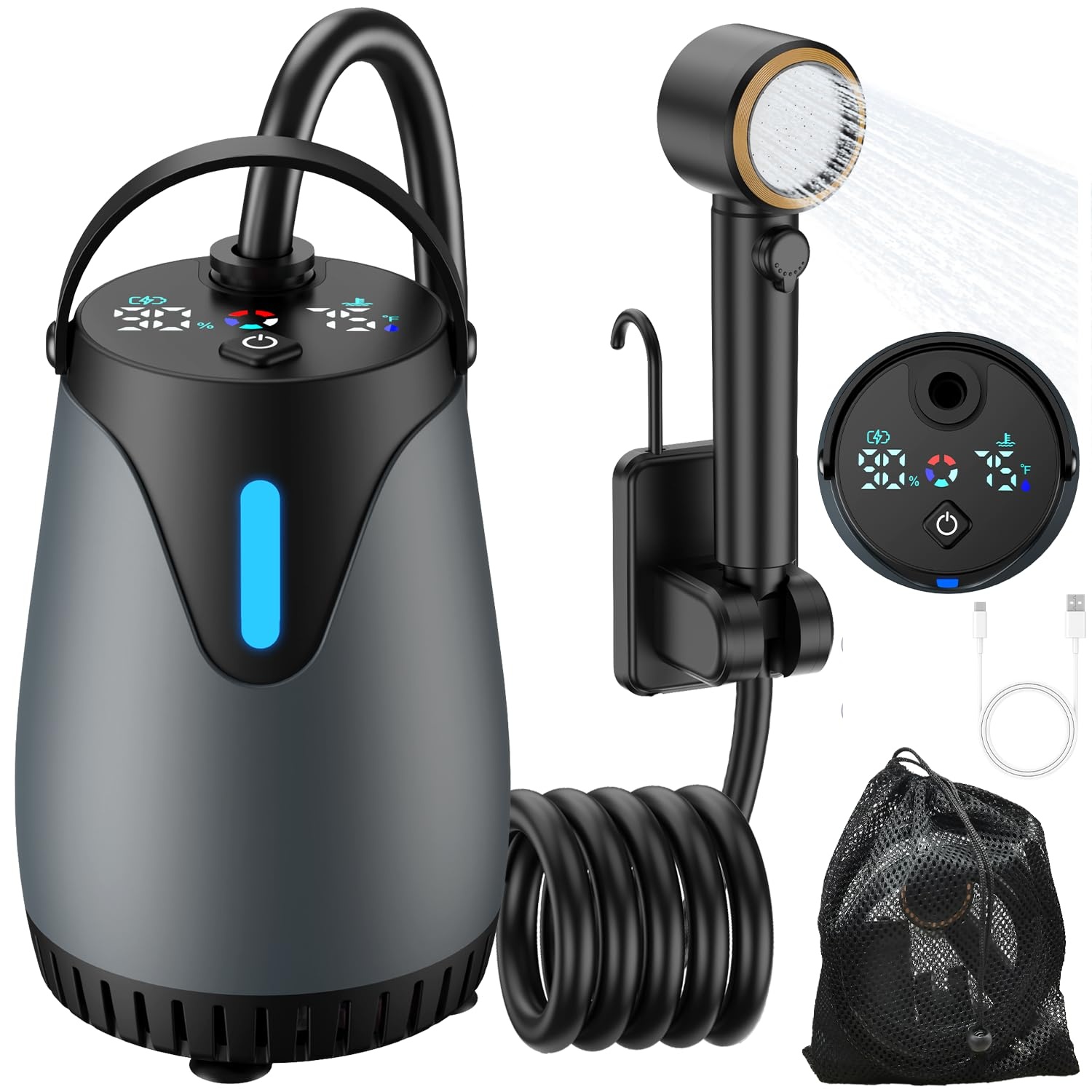 Portable Shower for Camping 80 - Vacuum Chamber Kit With Pump ulasan dan harga