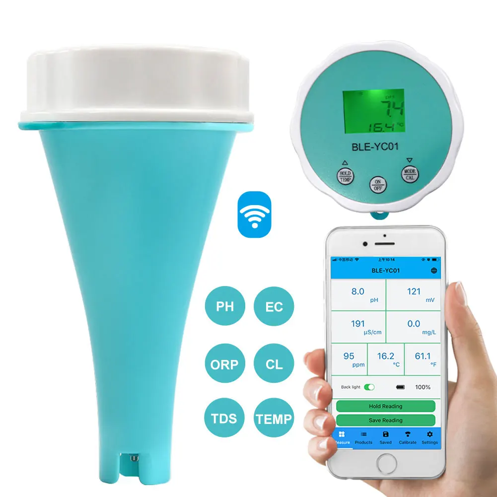6 in 1 Water Quality Test Mete - Ph Meter Digital Water Tester ulasan dan harga