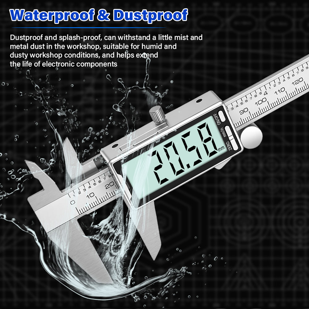 New 150mm 6 Inch Stainless Ste - Digital Caliper 150Mm Stainless Steel ulasan dan harga
