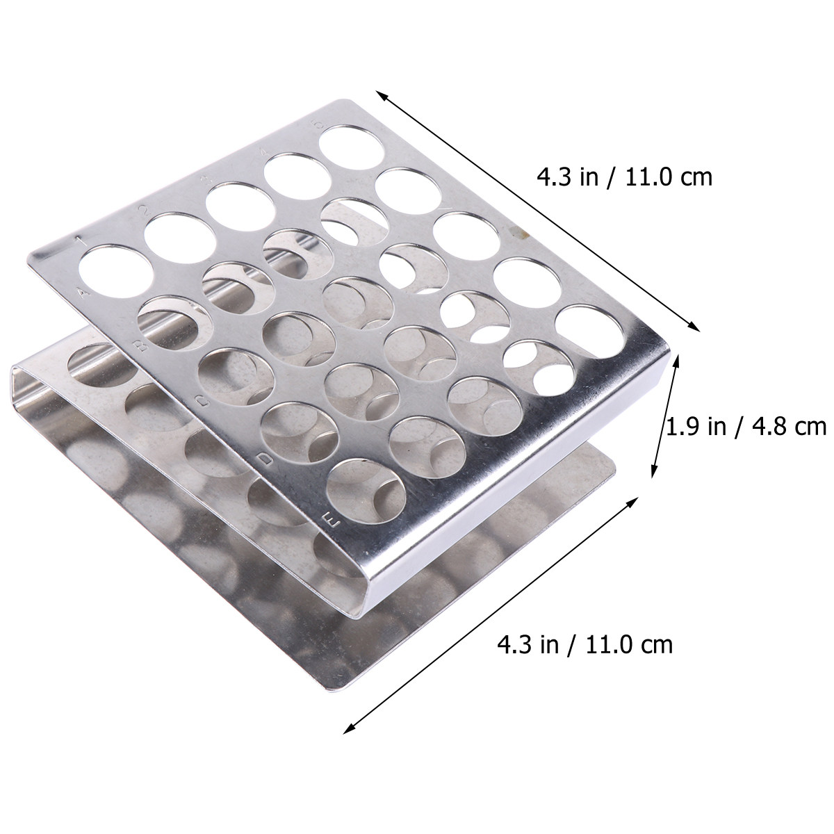 Stainless Steel Test Tube Rack - Lab Equipment ulasan dan harga