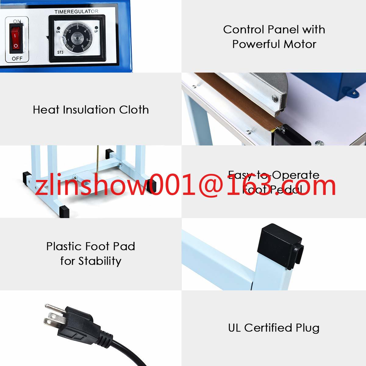 Semi-Automatic 500mm Table Typ - Plastic Bag Impulse Heat Sealer ulasan dan harga