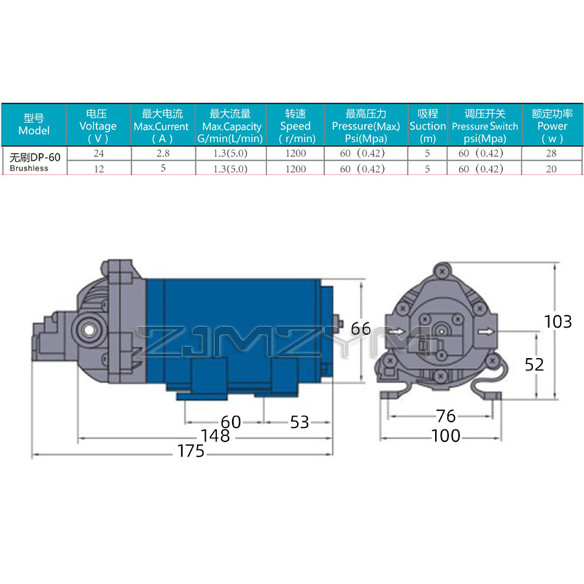 Brushless DC High Pressure Wat - Mini Peristaltic Pump 12V ulasan dan harga