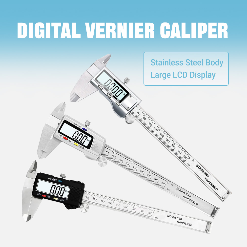 Electronic Vernier Caliper 6 I - Digital Caliper 150Mm Stainless Steel ulasan dan harga