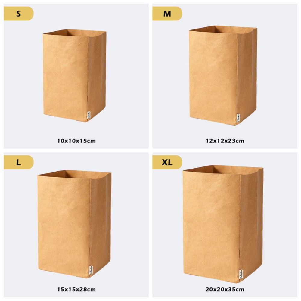 Reusable Kraft Paper Bag Large - Packaging ulasan dan harga