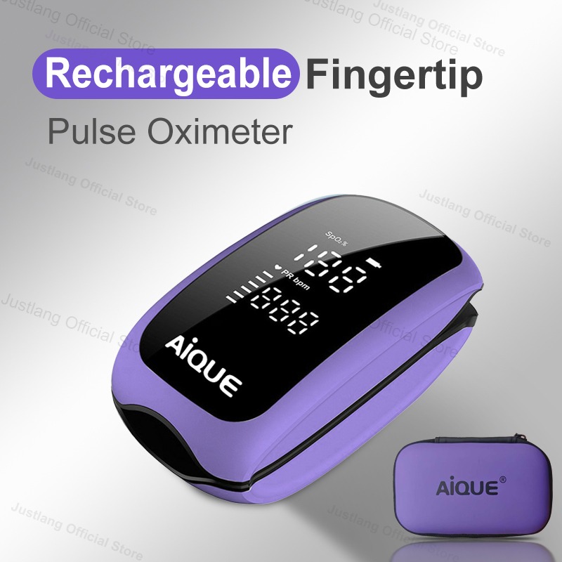 AiQUE Purple Rechargeable Oxim - Pulse Oximeter Fingertip Rechargeable ulasan dan harga