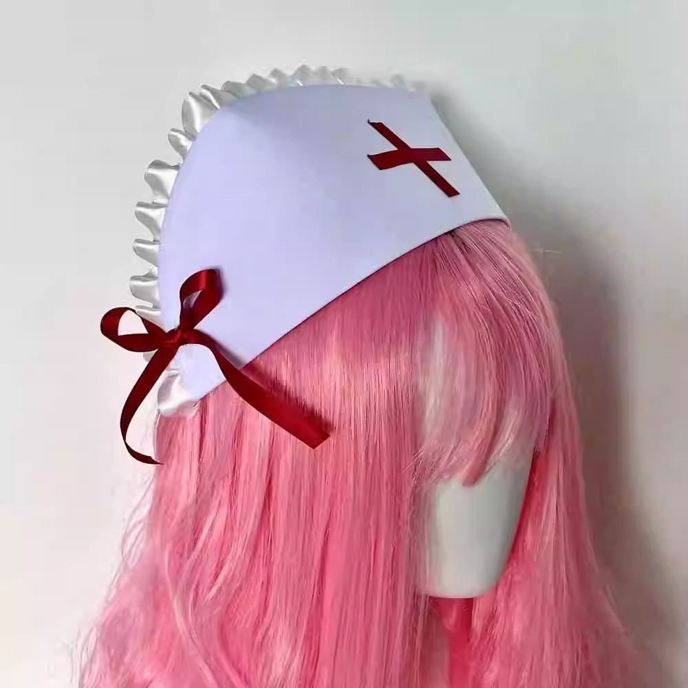 Cosplay nurse cap hat Accessor - Medical Supplies ulasan dan harga