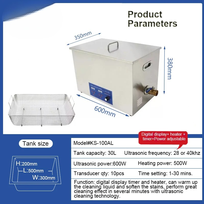 28KHZ 30L Industrial Ultrasoni - Ultrasonic Cleaner 30L Industrial ulasan dan harga