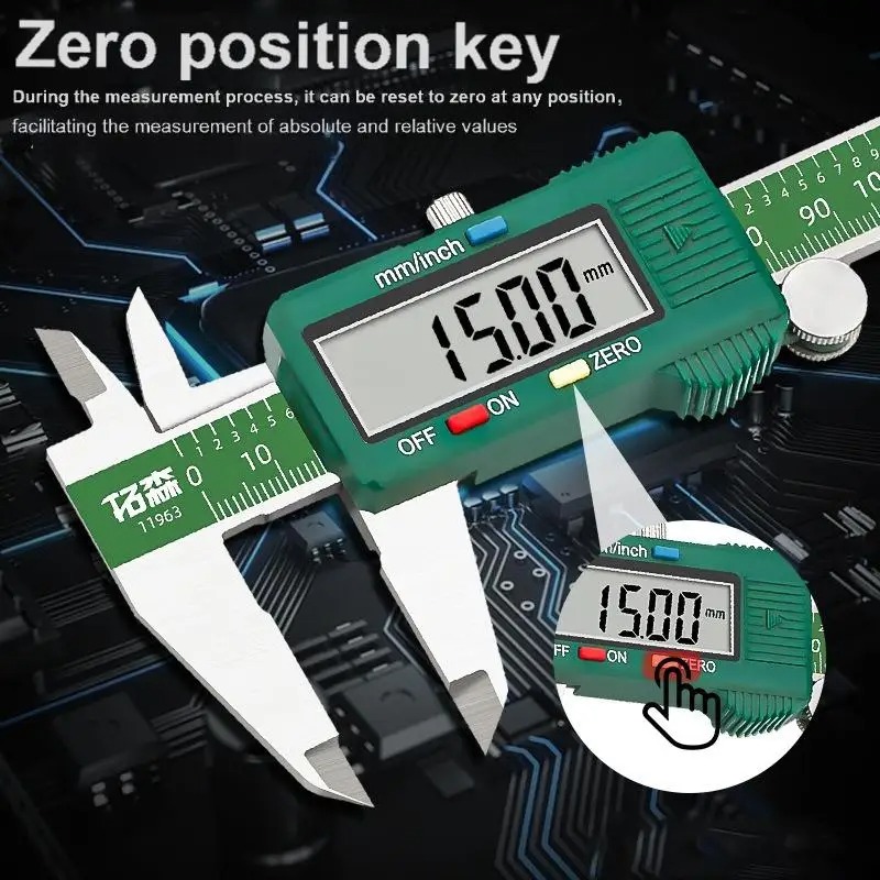 High Precision Small Digital C - Digital Caliper 150Mm Stainless Steel ulasan dan harga