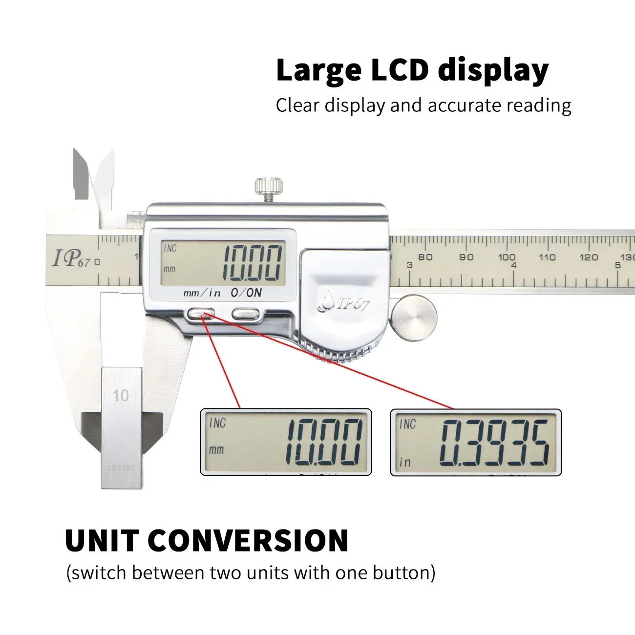 150 mm IP67 Waterproof Digital - Digital Caliper 150Mm Stainless Steel ulasan dan harga