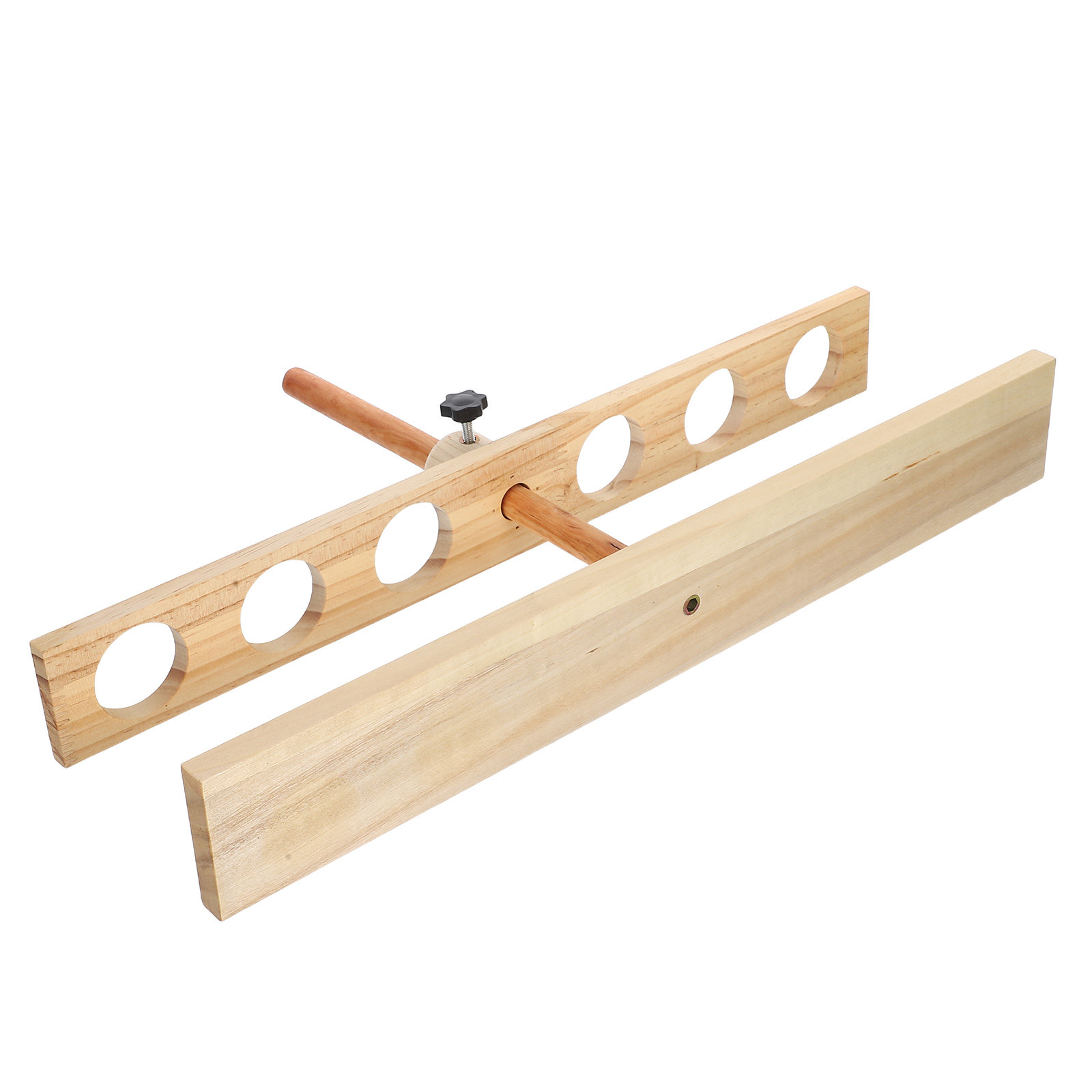 6 Hole Wooden Funnel Stand Adj - Lab Equipment ulasan dan harga
