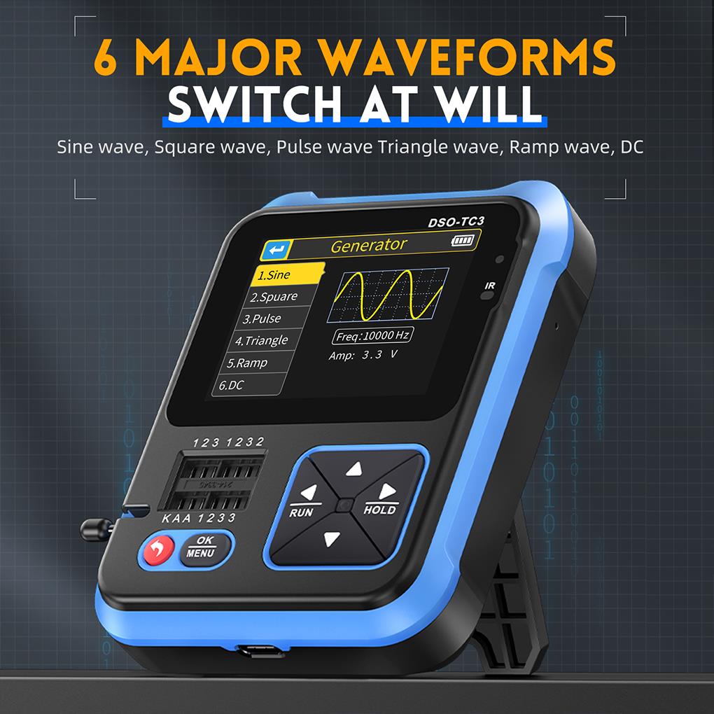 FNIRSI DSO-TC3 3in1 Mini Handh - Fnirsi Digital Oscilloscope Handheld ulasan dan harga