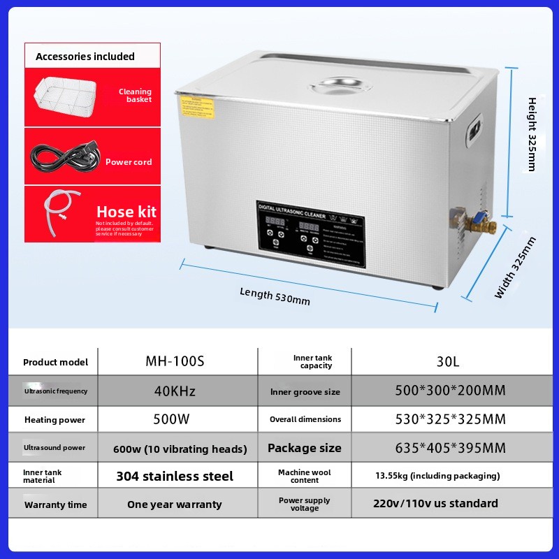 30L High Power Commercial Ultr - Ultrasonic Cleaner 30L Industrial ulasan dan harga